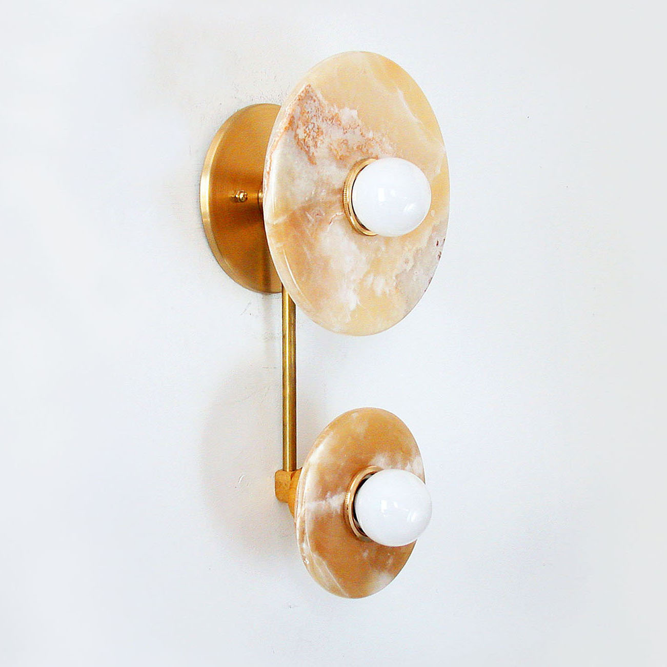 Marble Double Wall Sconce