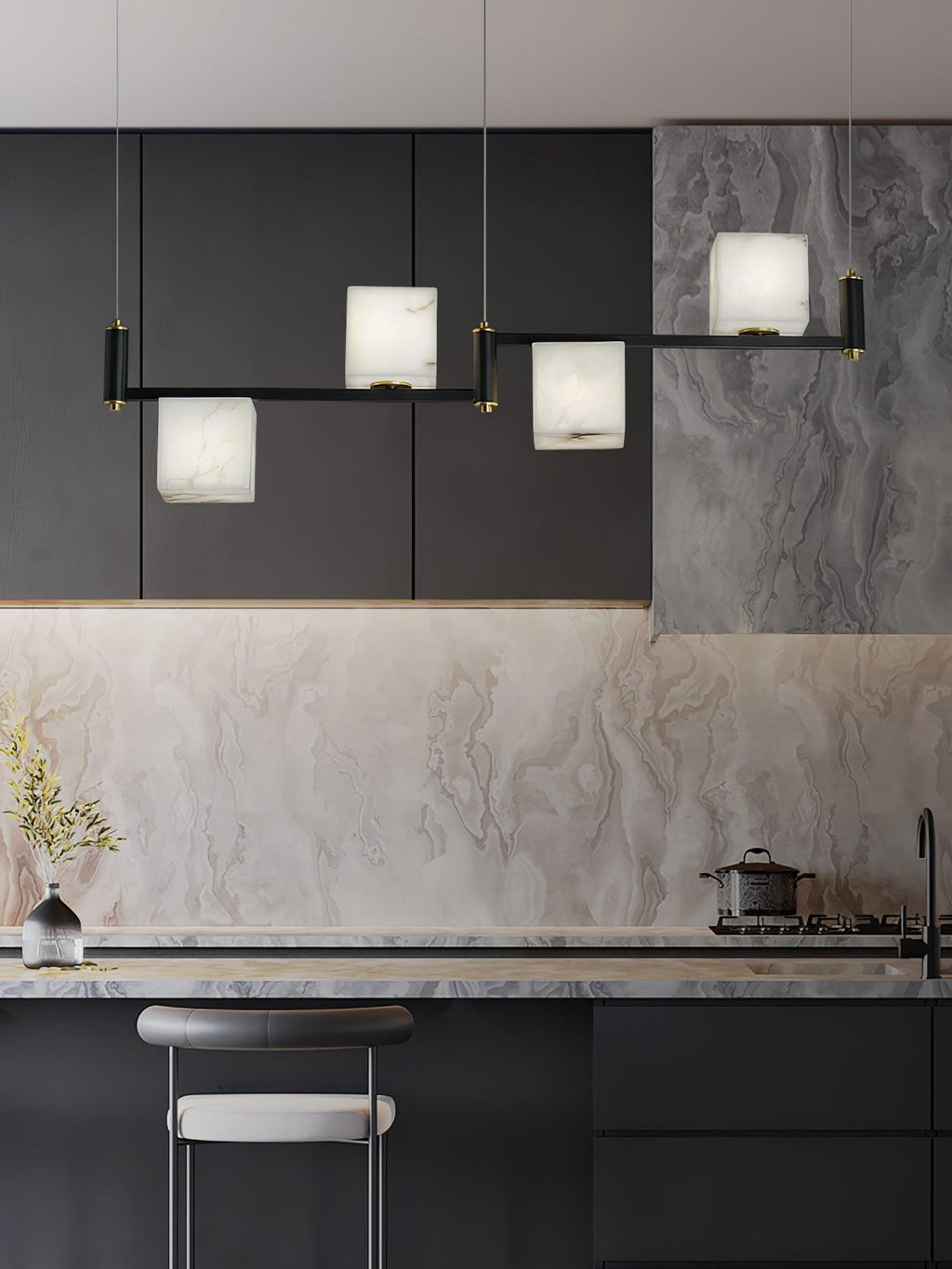 Elvis Alabaster Chandelier