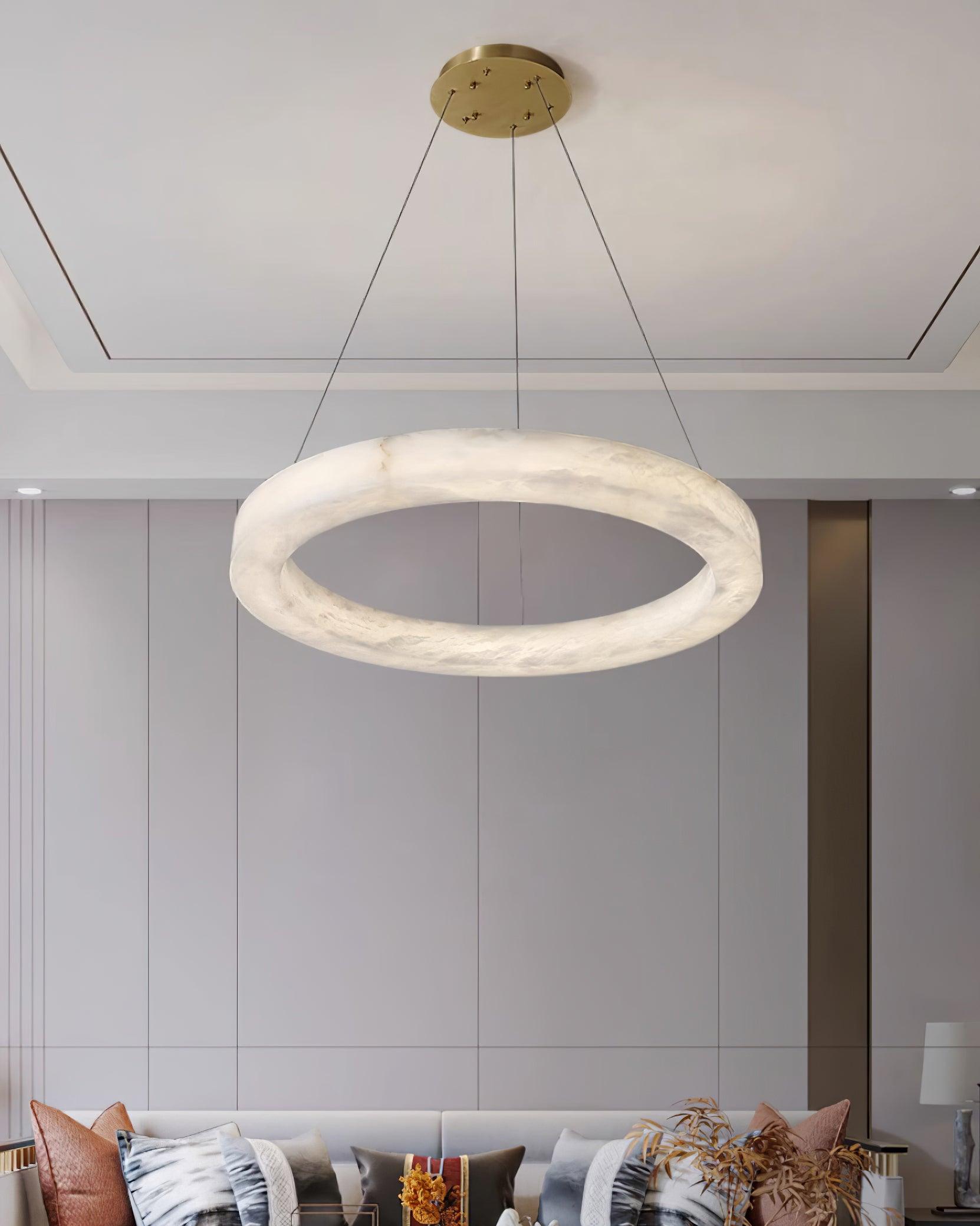 Heming Alabaster Chandelier