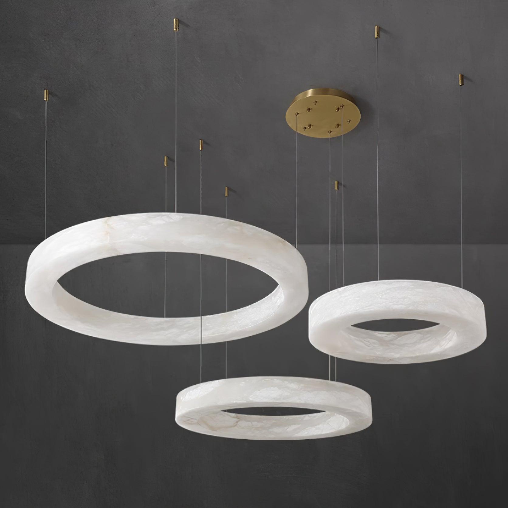 Heming Alabaster Chandelier