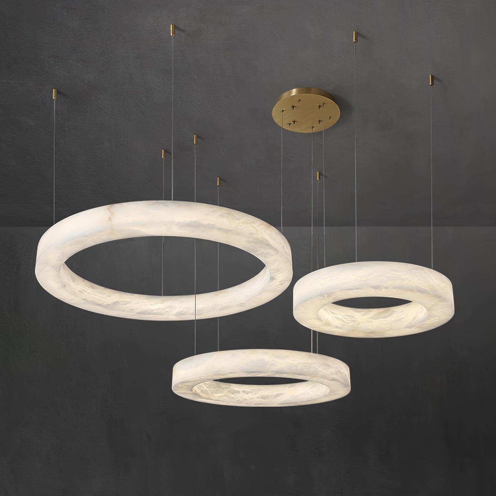 Heming Alabaster Chandelier