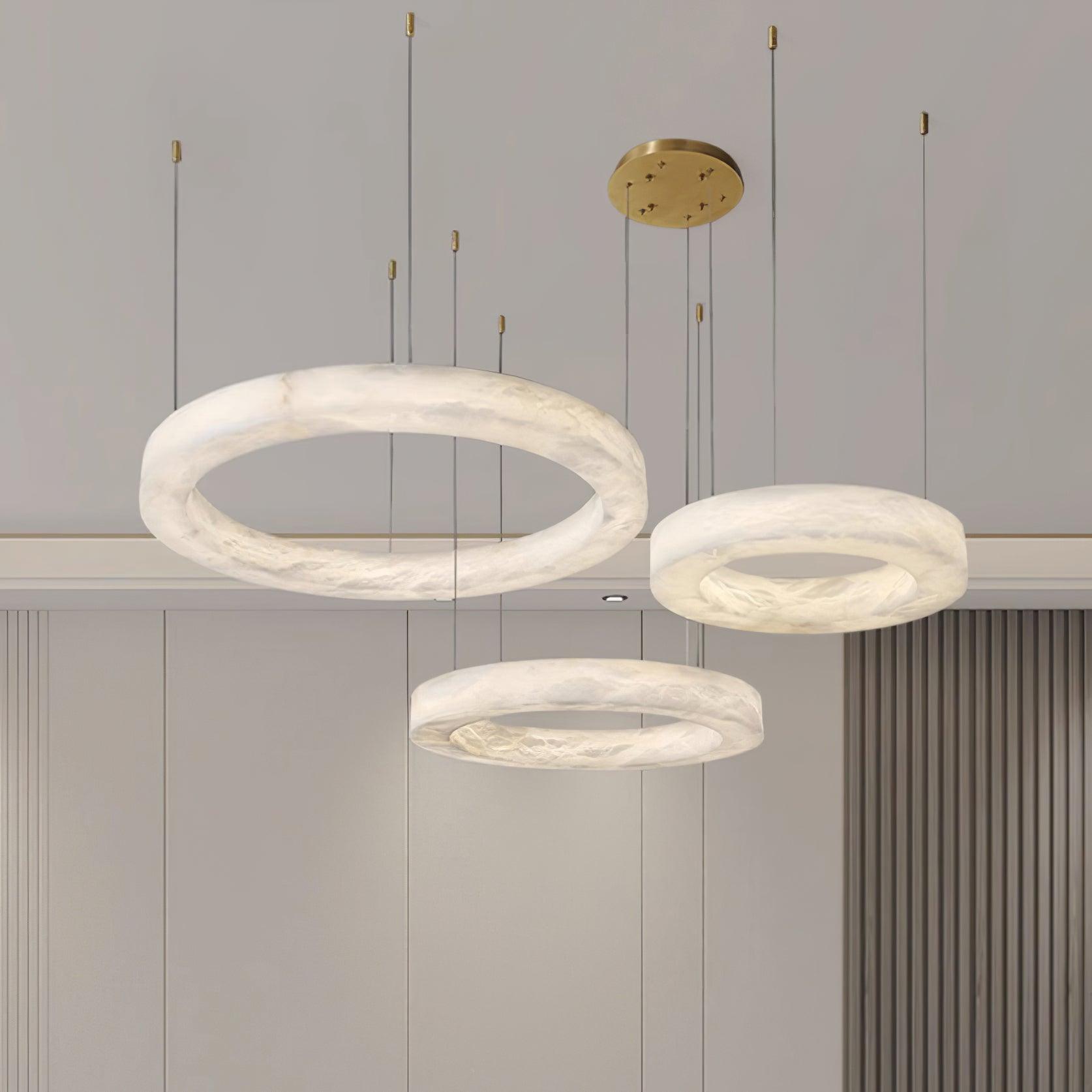 Heming Alabaster Chandelier