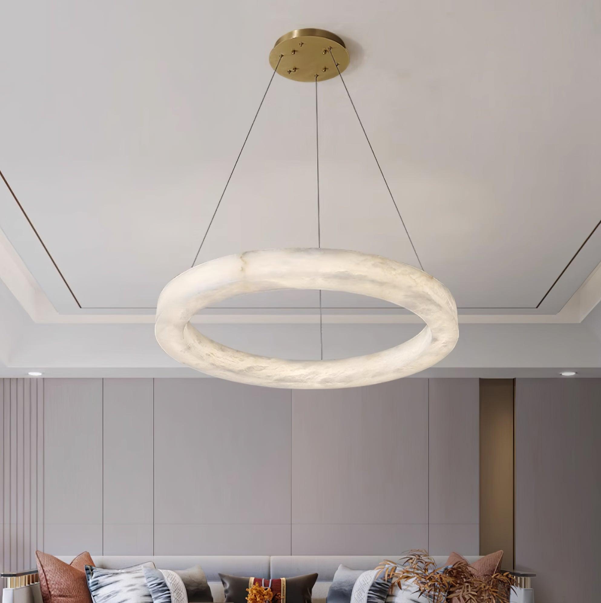 Heming Alabaster Chandelier