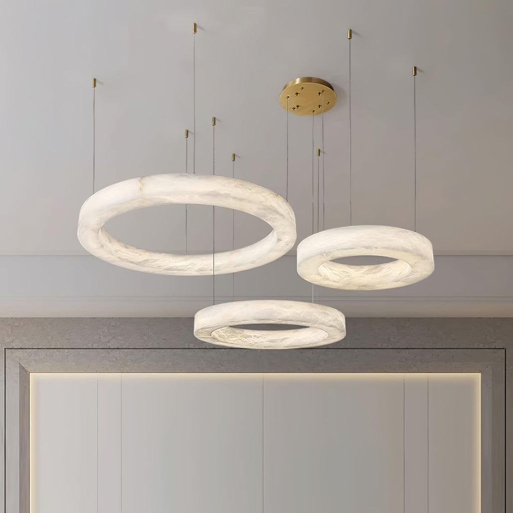 Heming Alabaster Chandelier
