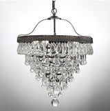 Martinee Crystal Inverted Pyramid Chandelier
