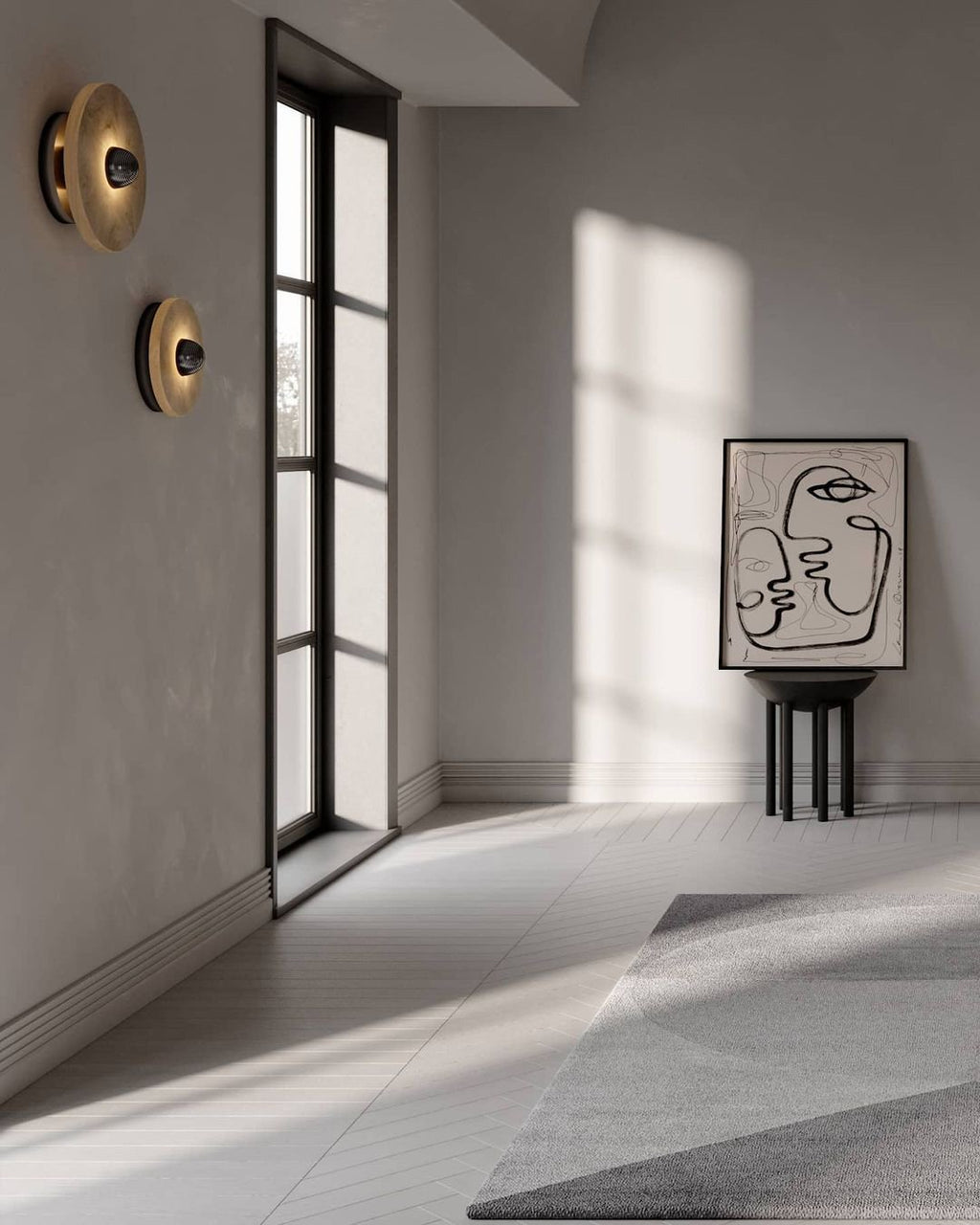 Median Surface Sconce Single