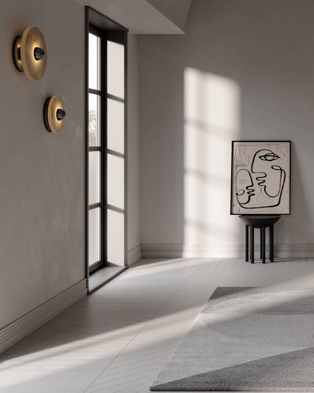 Median Surface Sconce Single