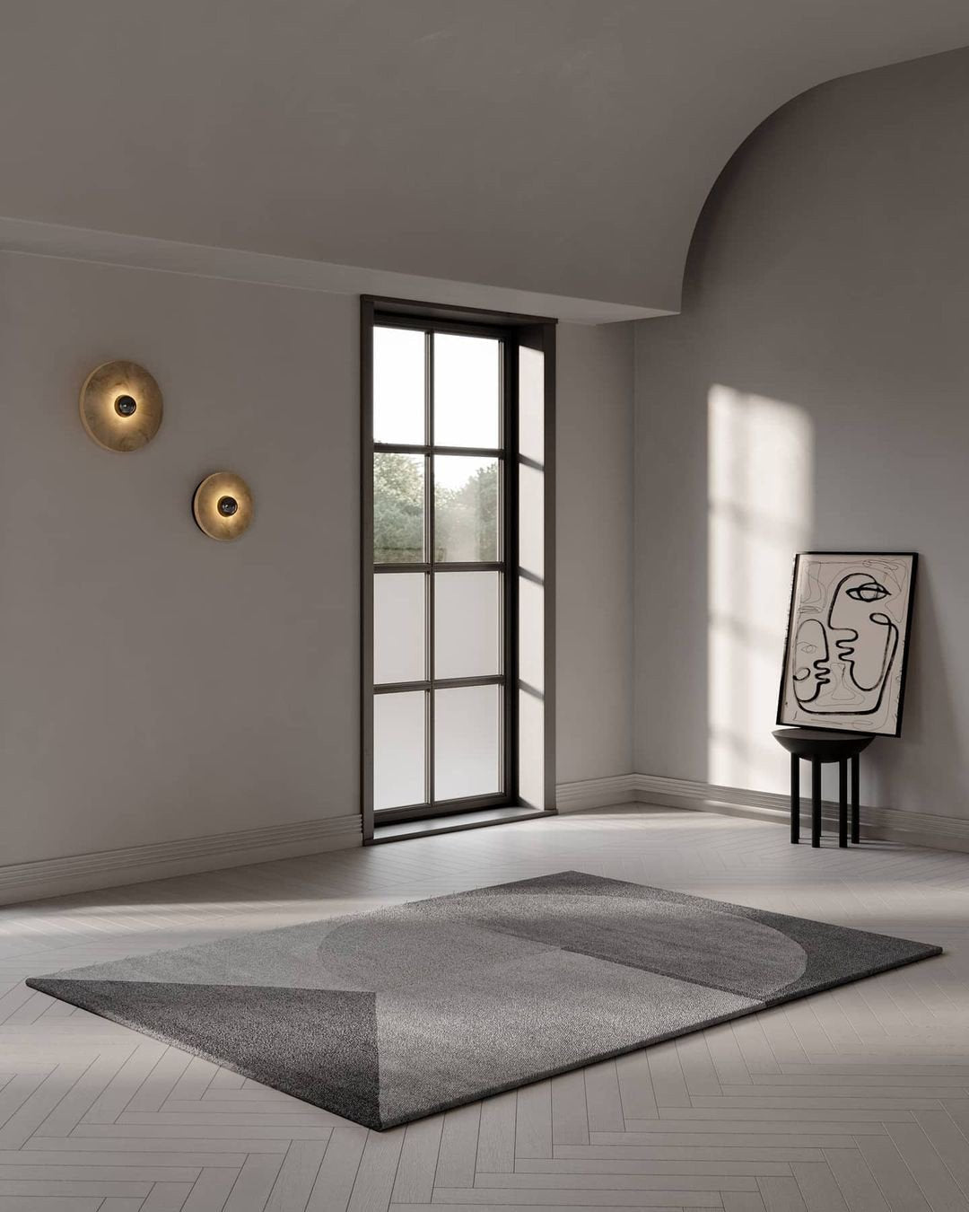 Median Surface Sconce Single