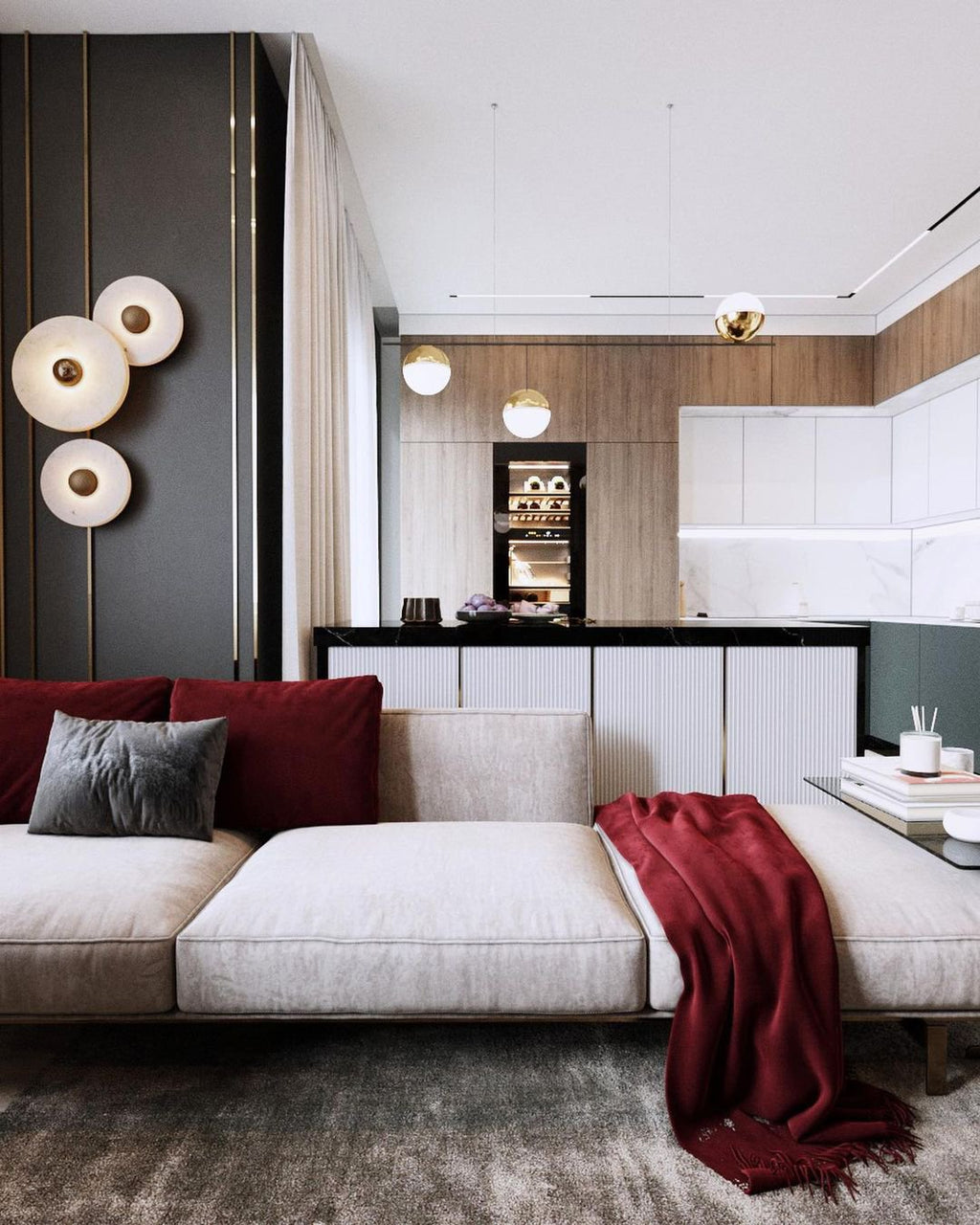 Median Surface Sconce Single