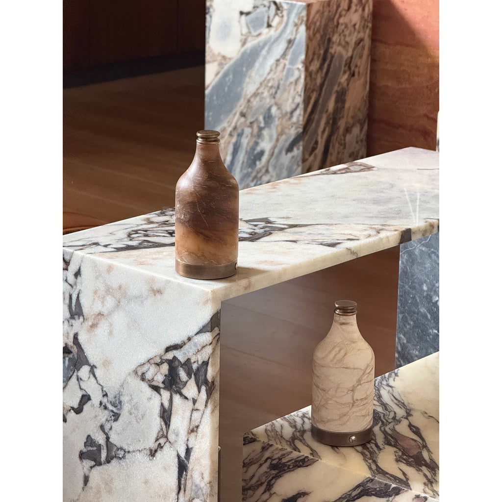 Bottle Alabaster Table Lamp