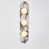 Milas Lilac Marble Sconce Elongated