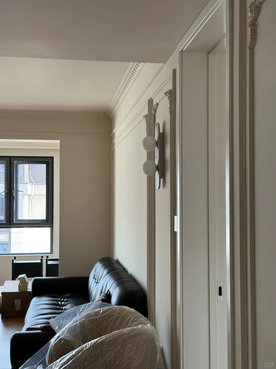 Milas Lilac Marble Sconce Elongated