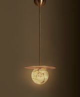 Mini Alabaster Moon Pendant Lamp