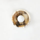 Calacatta Bowl Mini Flush Sconce