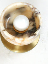 Calacatta Bowl Mini Flush Sconce