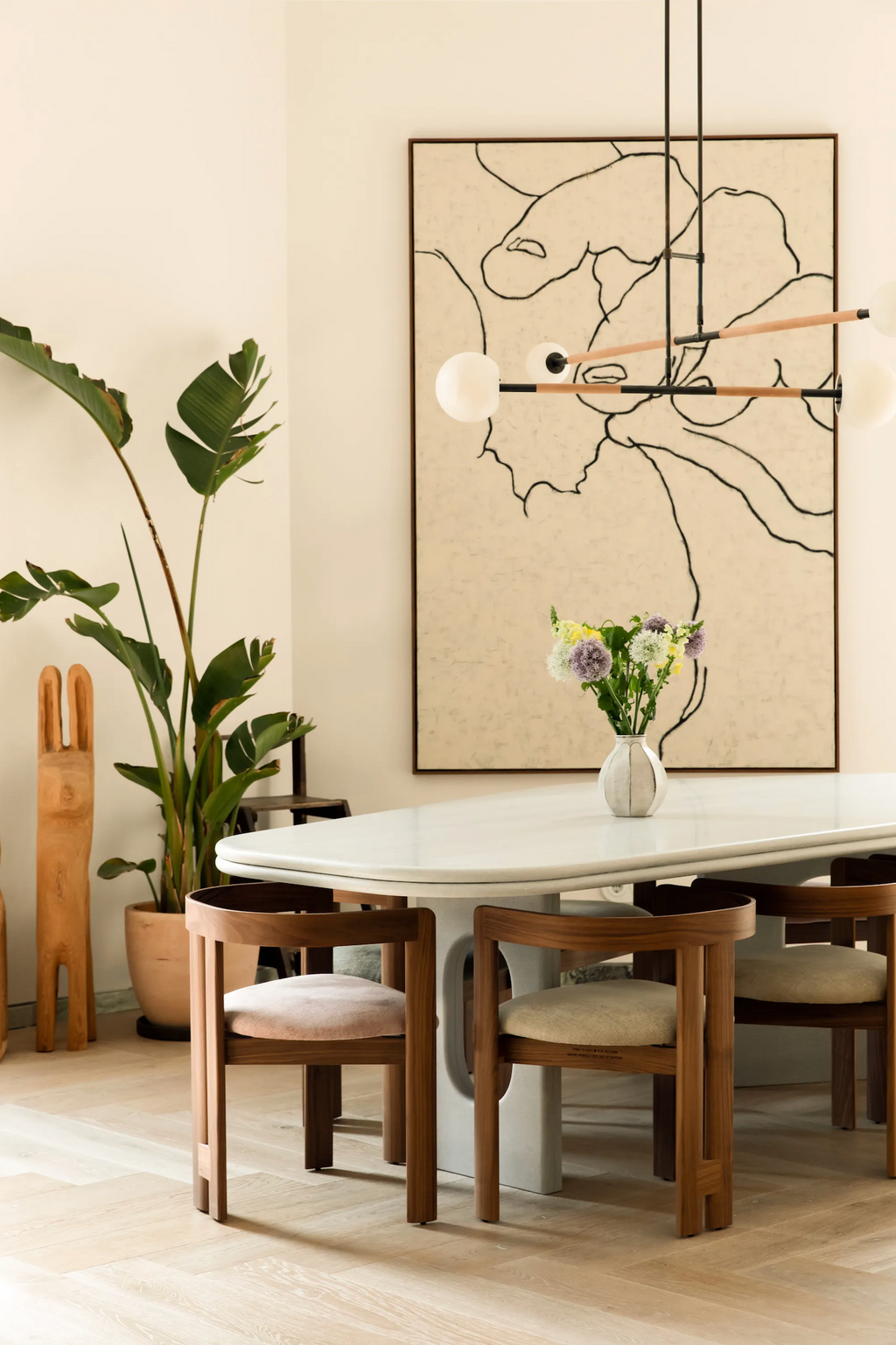 Mobile Alabaster Chandelier