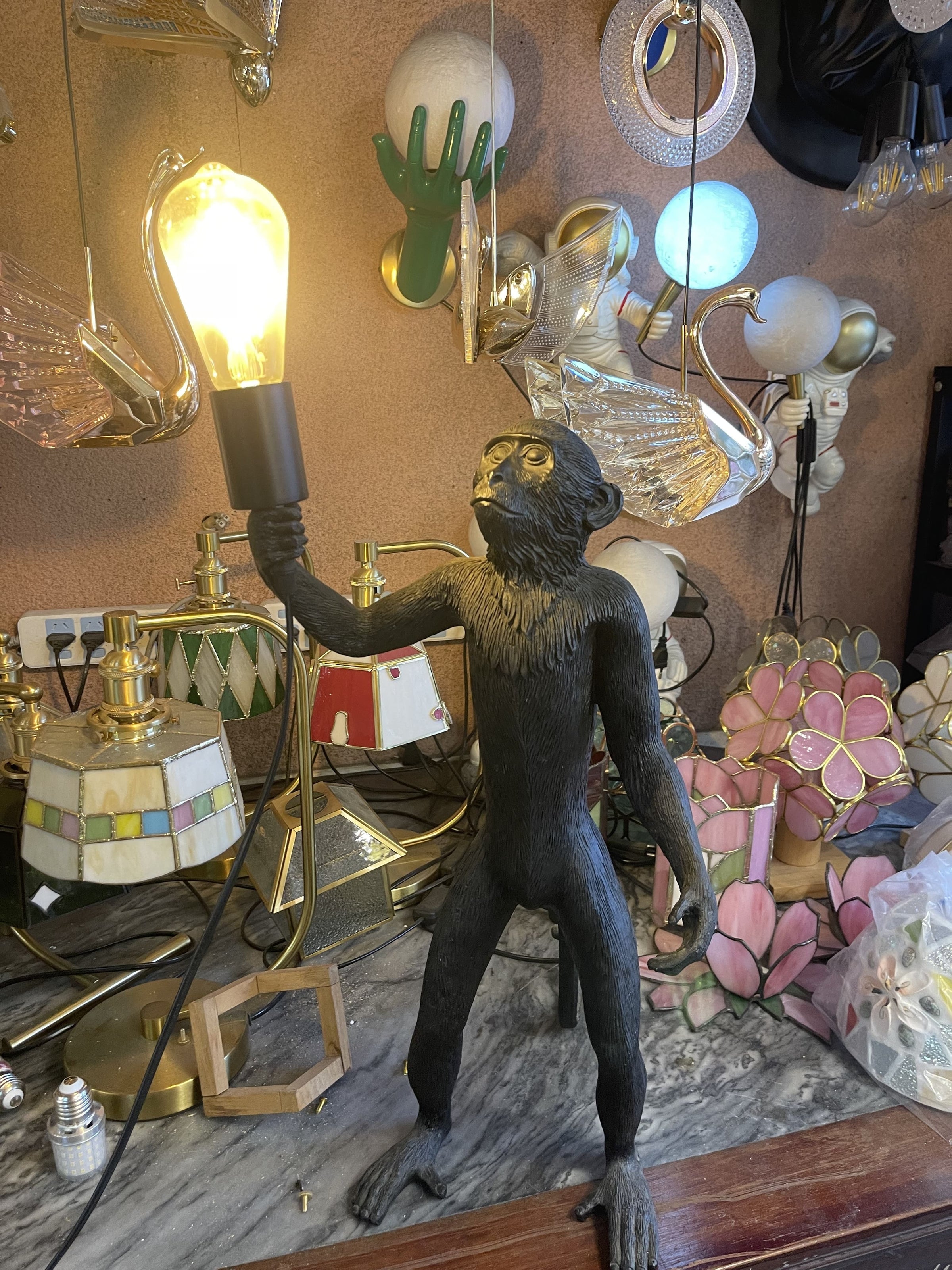 Monkey Table Lamp