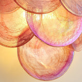 Murano Disc Wall Sconce Pink