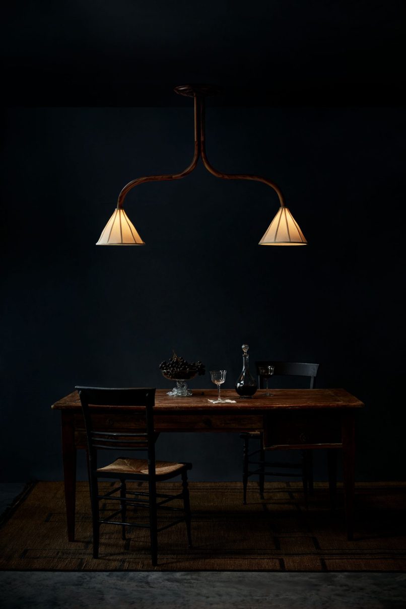 Mulberry Cone Linear Pendant