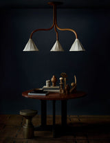 Mulberry Cone Trio Chandelier