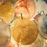 Murano Disc Chandelier Arlecchino 87