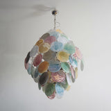 Murano Disc Chandelier Arlecchino 87