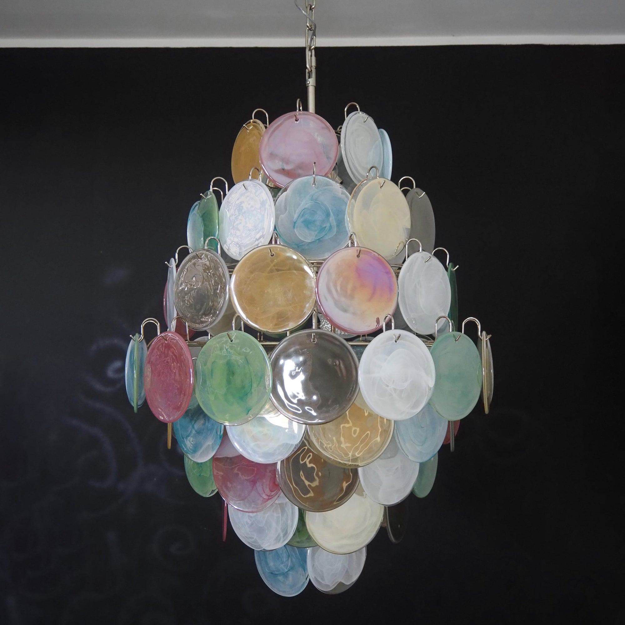 Murano Disc Chandelier Arlecchino 87