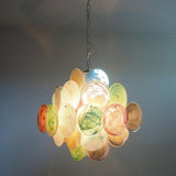 Murano Disc Chandelier Arlecchino 36
