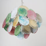 Murano Disc Chandelier Arlecchino 36