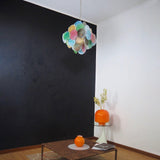 Murano Disc Chandelier Arlecchino 36