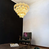 Murano Gold Disc Chandelier 57