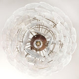 Murano Iridescent Grit Disc Chandelier 57