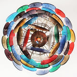Murano Multicolored Disc Chandelier 57