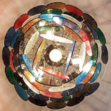 Murano Multicolored Disc Chandelier 57
