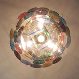 Murano Multicolored Disc Chandelier 57