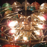 Murano Multicolored Disc Chandelier 57