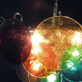 Murano Multicolored Disc Chandelier 57