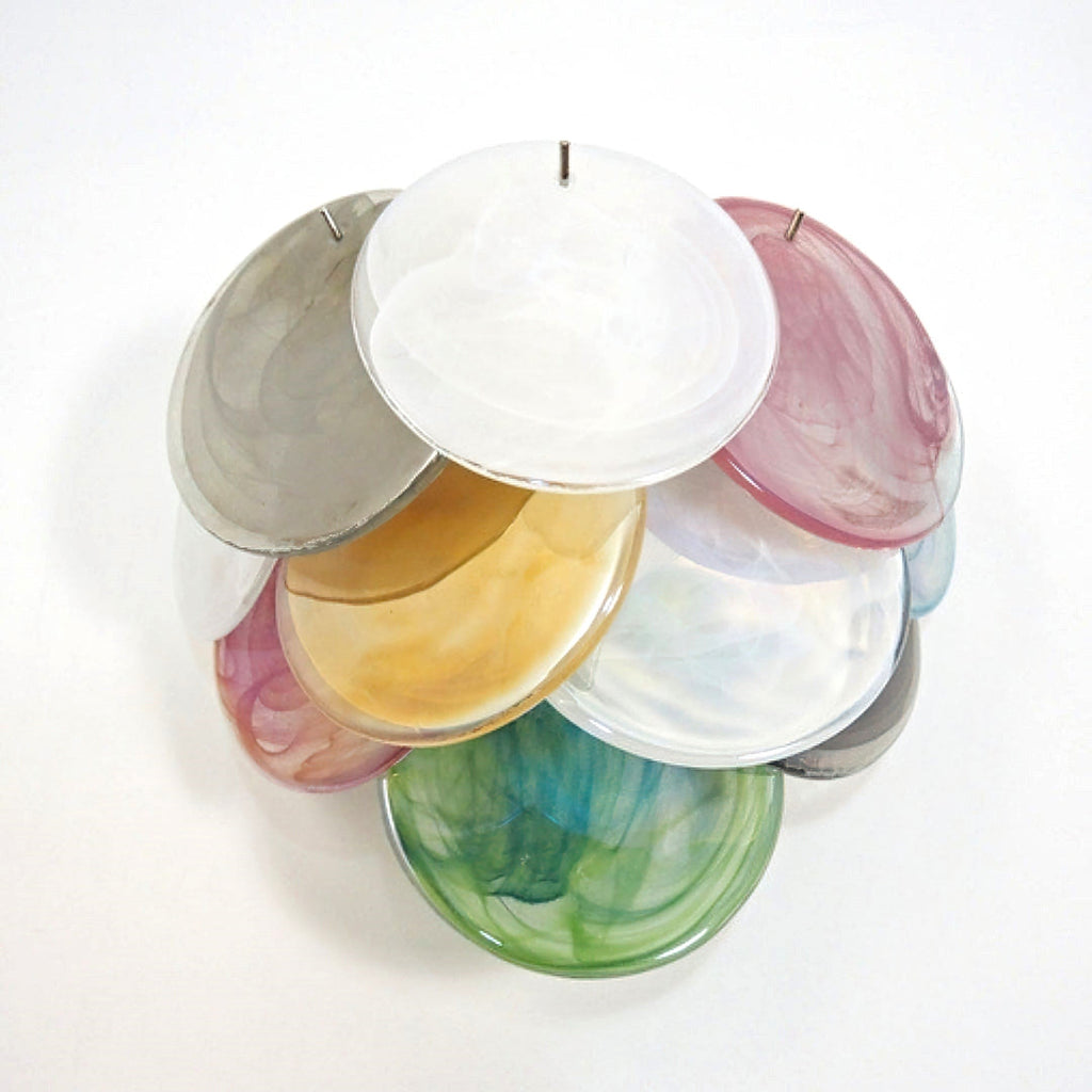 Murano Disc Wall Sconce Colorful