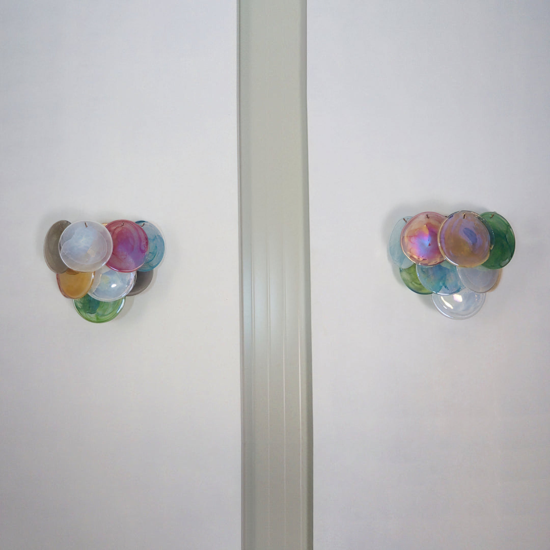 Murano Disc Wall Sconce Colorful