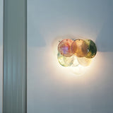 Murano Disc Wall Sconce Colorful