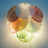 Murano Disc Wall Sconce Colorful