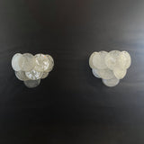 Murano Disc Wall Sconce White