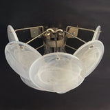 Murano Disc Wall Sconce White