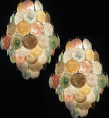 Murano Disc Chandelier Arlecchino 87