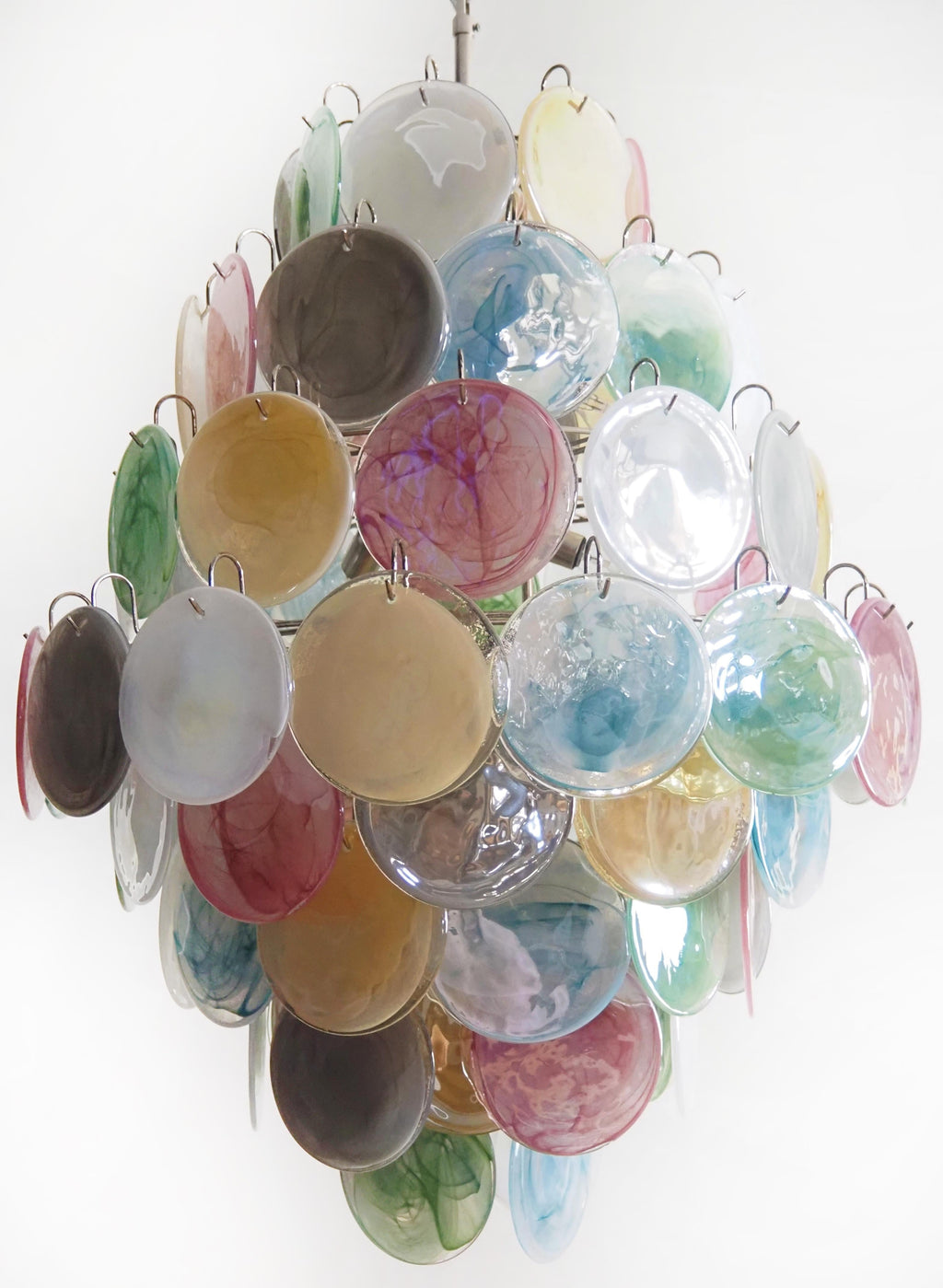 Murano Disc Chandelier Arlecchino 87