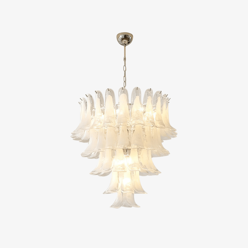 Murano Glass Petal Chandelier