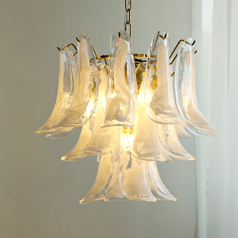 Murano Glass Petal Chandelier