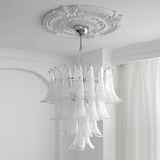 Murano Glass Petal Chandelier