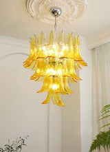 Murano Glass Petal Chandelier