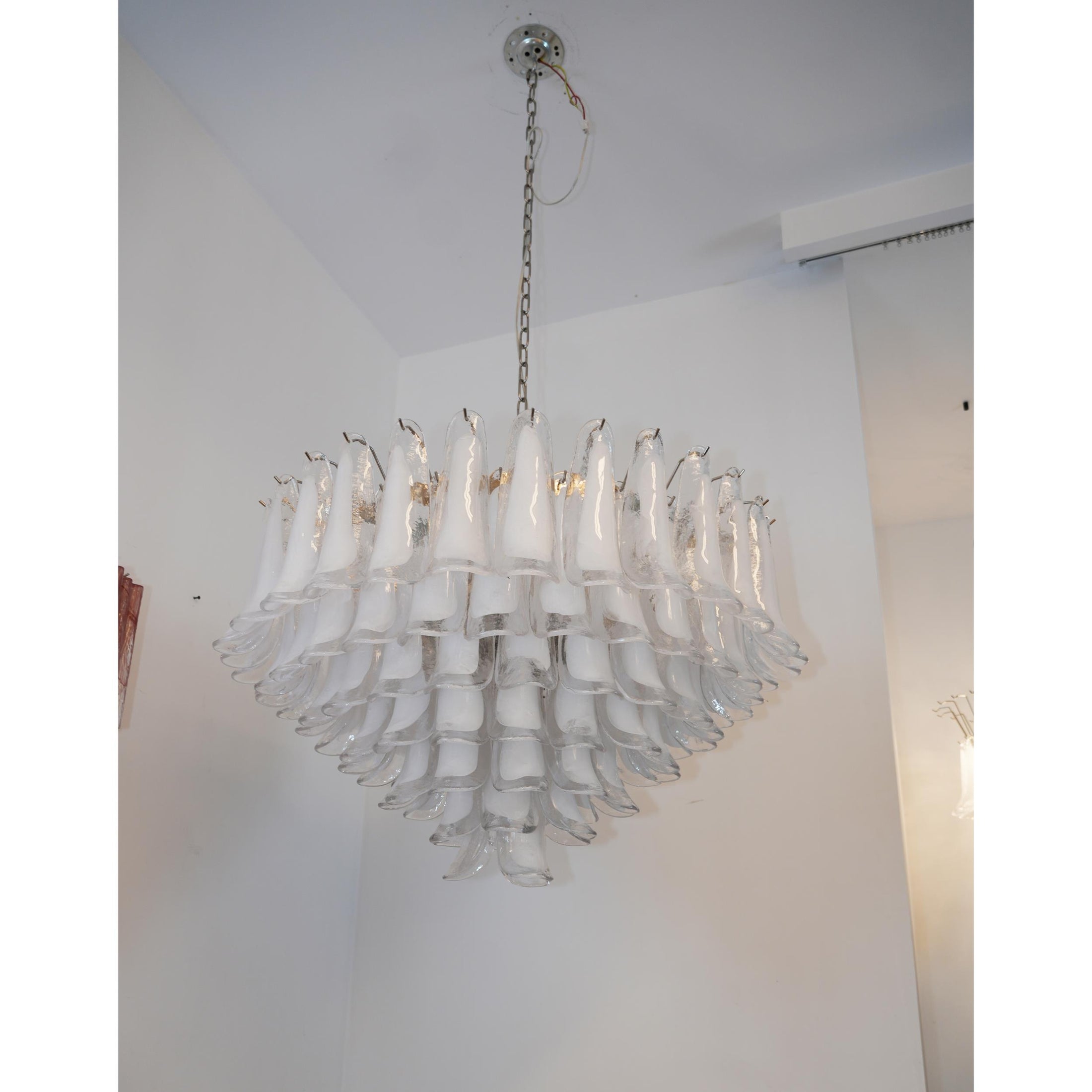 Murano Glass Petal Chandelier